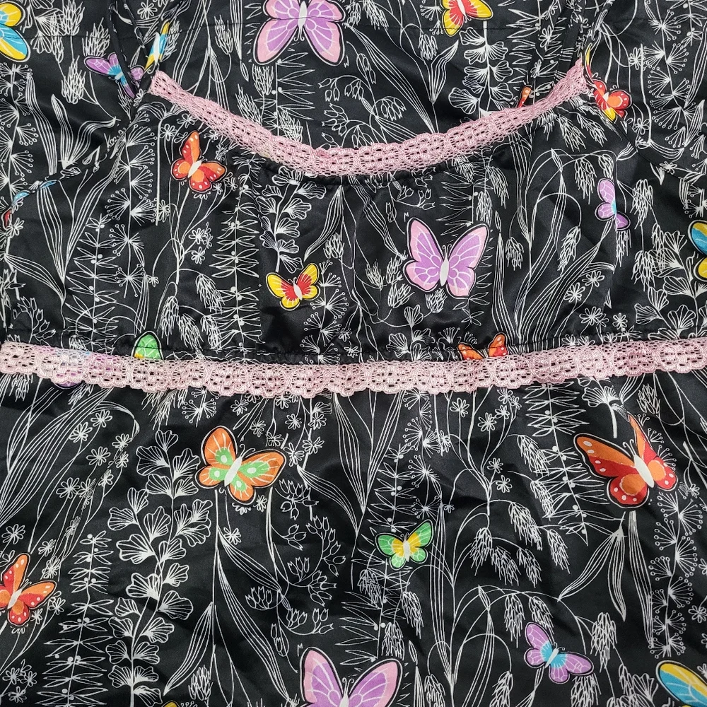 Floral Butterfly Slip Dress - Picture 3 of 9